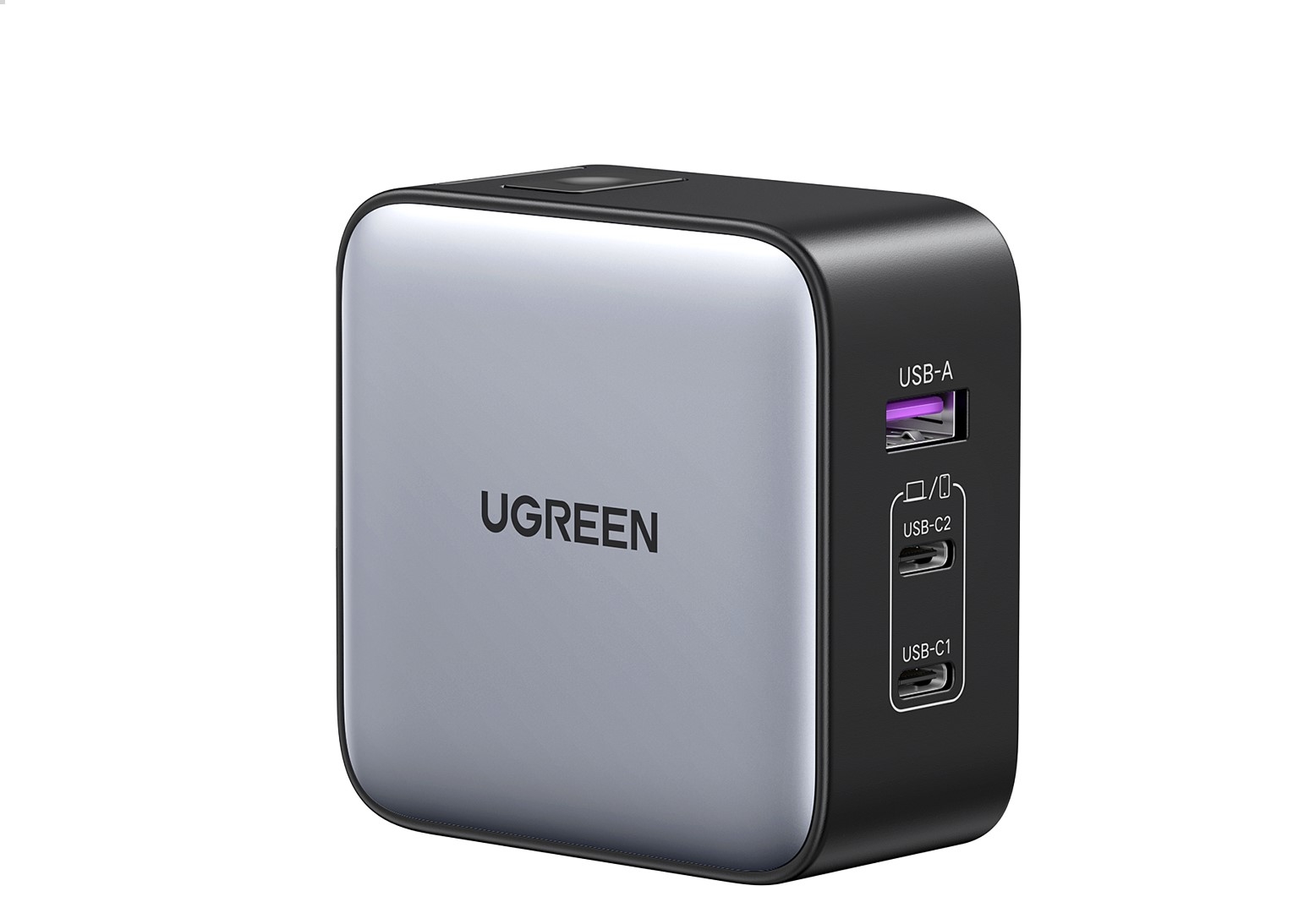UGREEN Worldwide Travel Fastcharger 90409 65W,USB-A,2x USB-C,GaN Tech 65W,USB-A,2x USB-C,GaN Tech