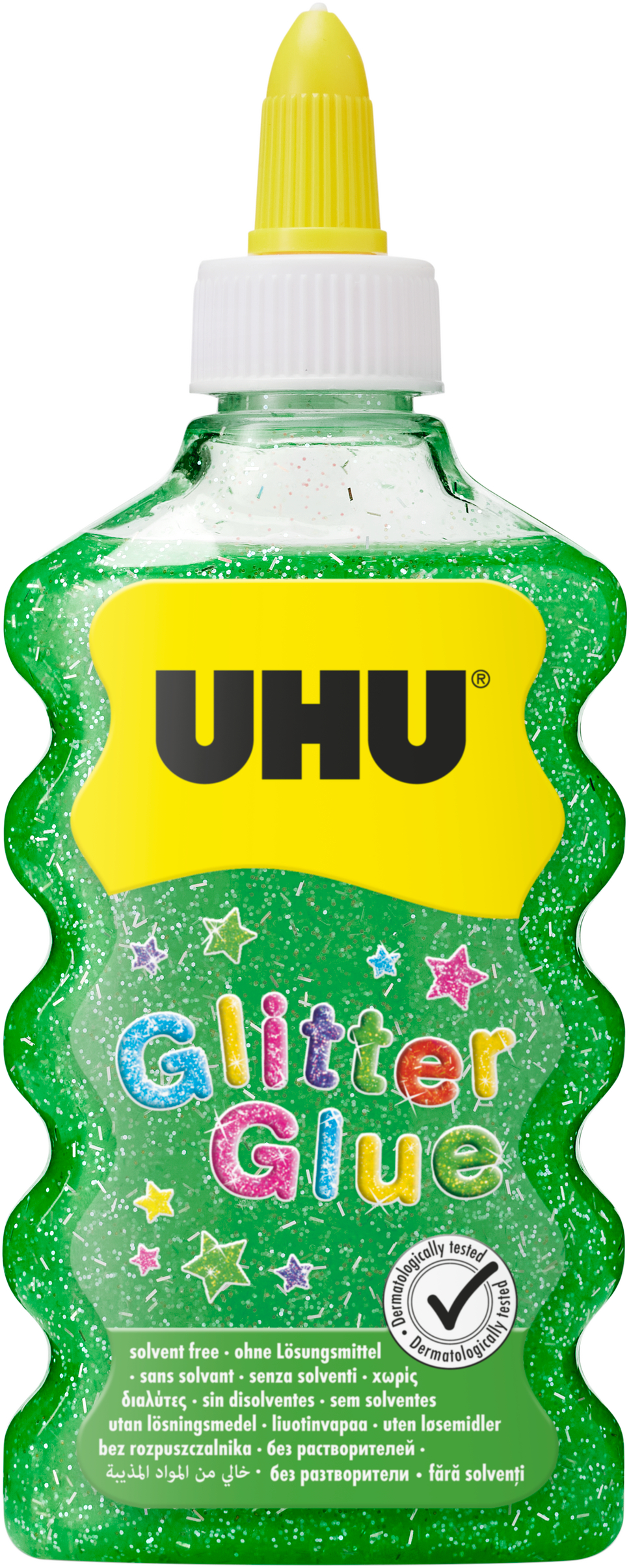 UHU Glitter Glue Maxi 510569 vert, 185g