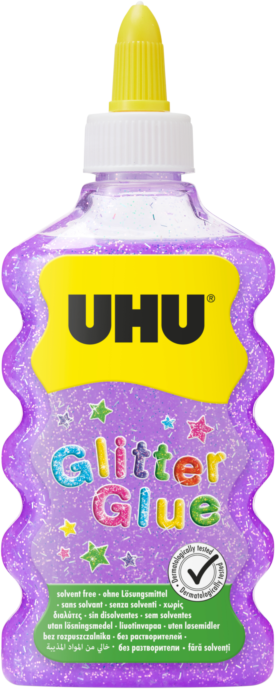 UHU Glitter Glue Maxi 510570 violet, 185g