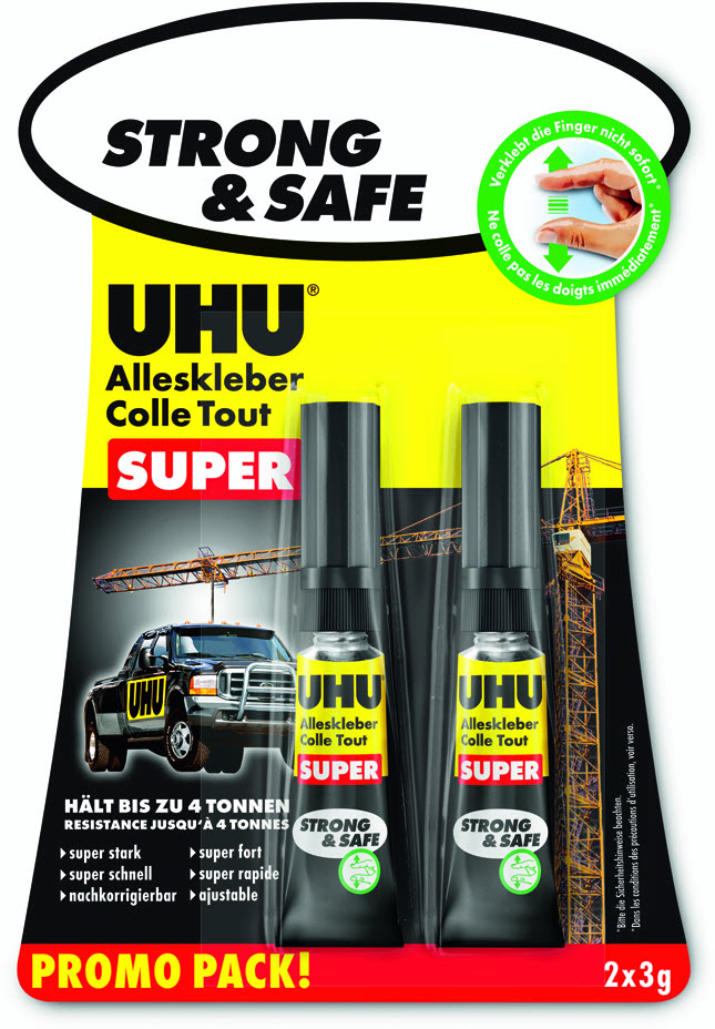 photo UHU Colle universelle 990321 super strong&safe