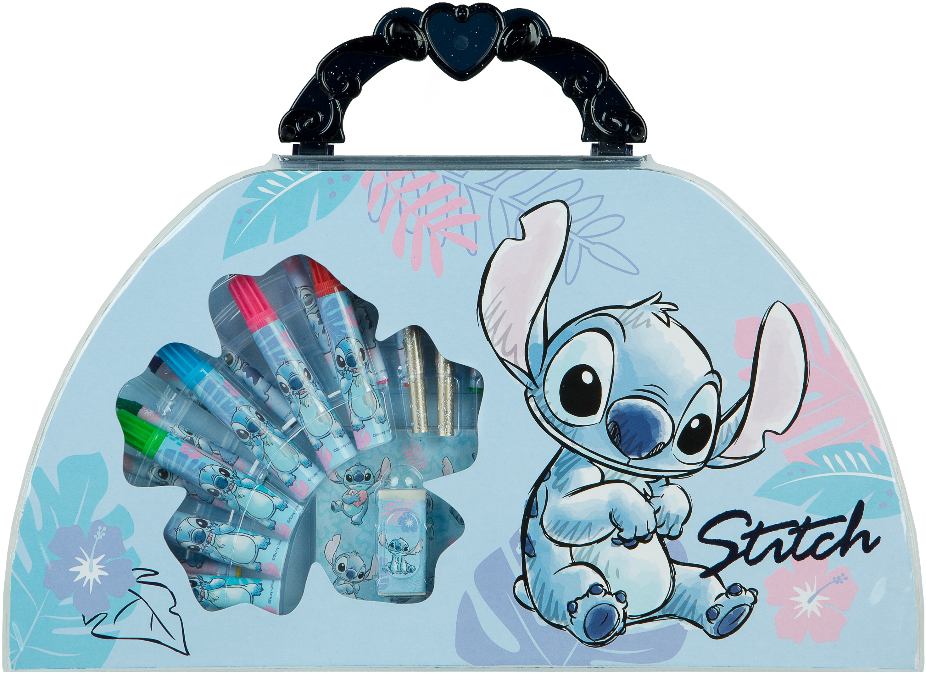 photo UNDERCOVER Mallette de coloriage Stitch STLI4221 51 pièces