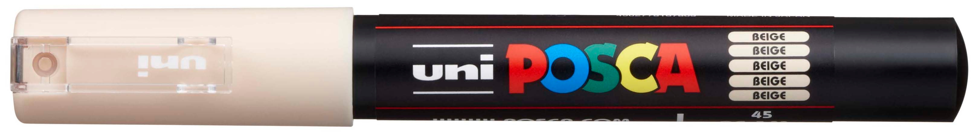 UNI-BALL Posca Marker 0,7mm PC1M, beige<br>