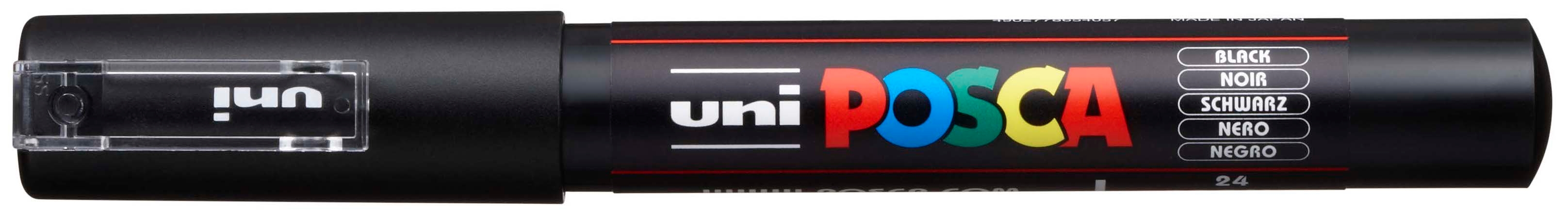 UNI-BALL Posca Marker 0.7mm PC-1M BLACK noir