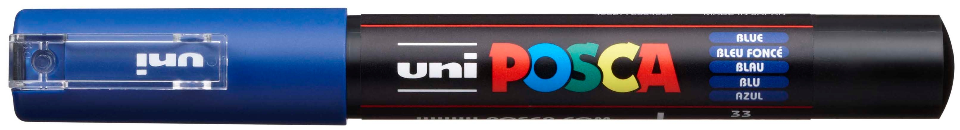UNI-BALL Posca Marker 0,7mm PC1M, blau <br>