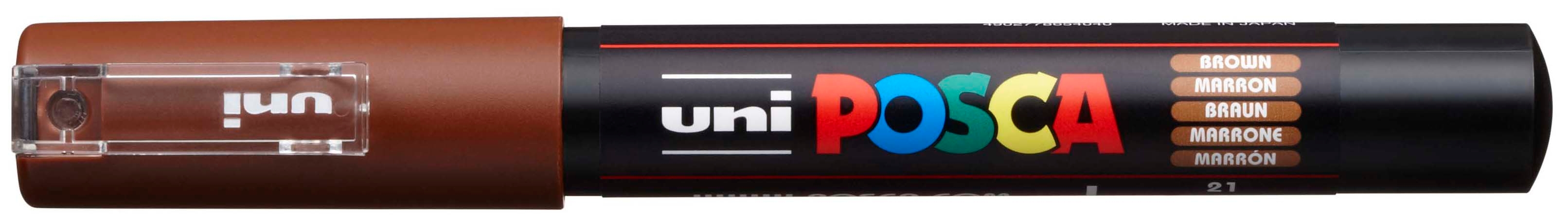 UNI-BALL Posca Marker 0,7mm PC1M, braun <br>