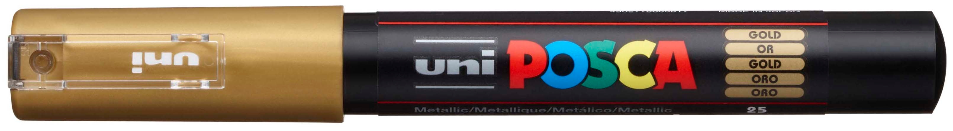 UNI-BALL Posca Marker 0,7mm PC1M, gold <br>