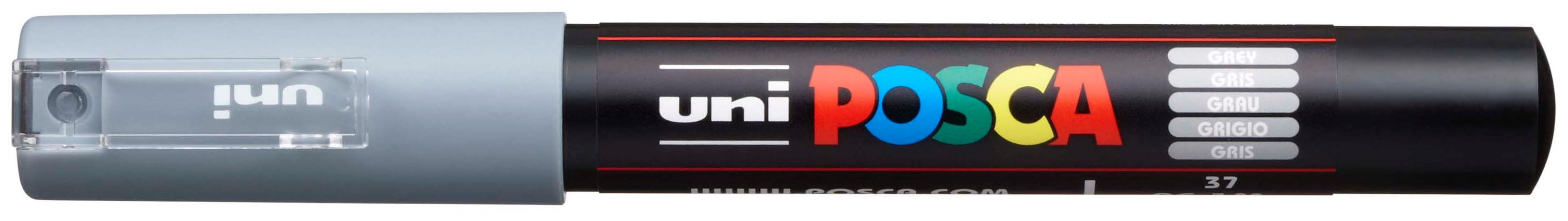 UNI-BALL Posca Marker 0,7mm PC1M, schiefergrau hell <br>
