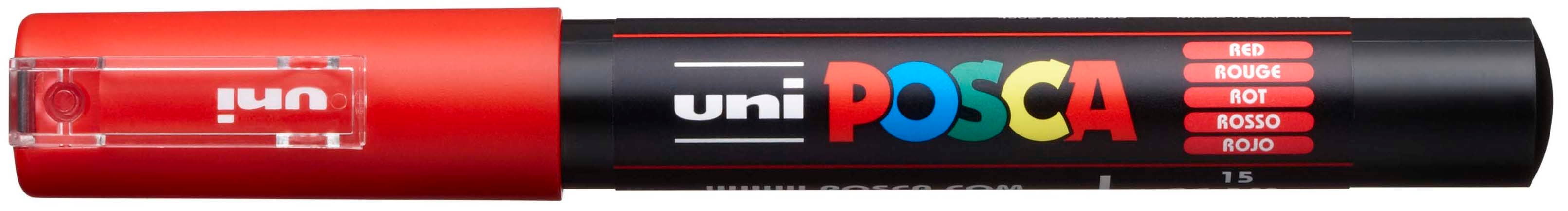 UNI-BALL Posca Marker 0.7mm PC-1M RED rouge