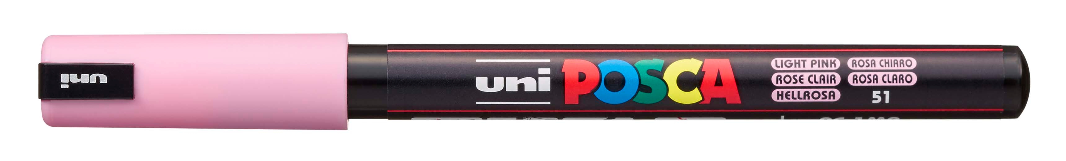 UNI-BALL Fineliner Posca 0.7mm PC-1MR_LIGHT PINK rose rose