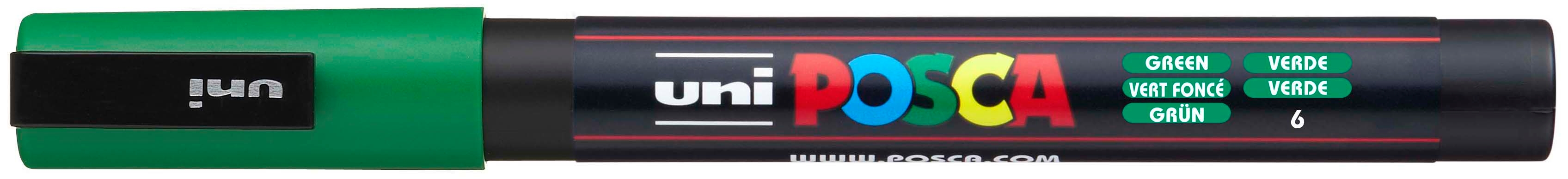 UNI-BALL Posca Marker 0,9-1,3mm PC3M grün, Rundspitze<br>