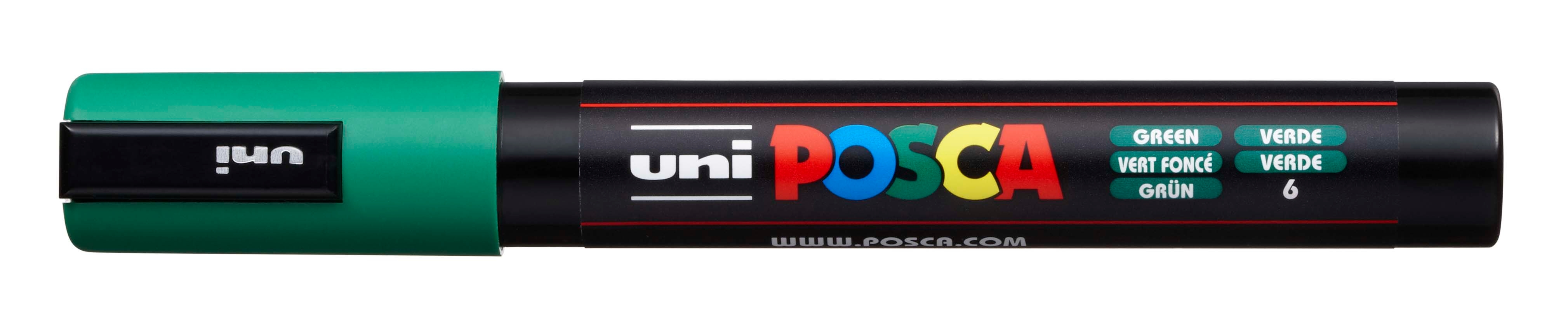 UNI-BALL Posca Marker 1.8- 2.5mm PC5M grün, Rundspitze<br>
