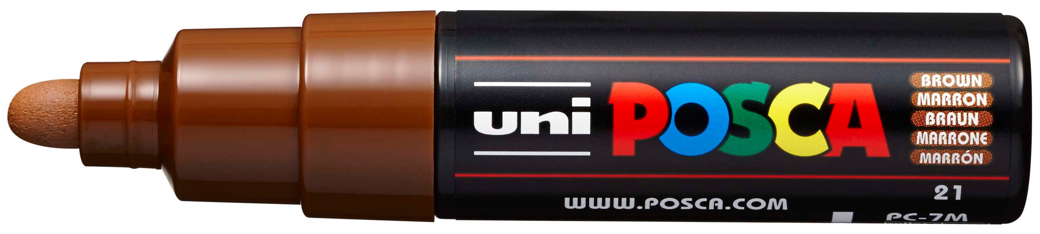 UNI-BALL Posca Marker 4.5-5.5mm PC-7M BROWN brun
