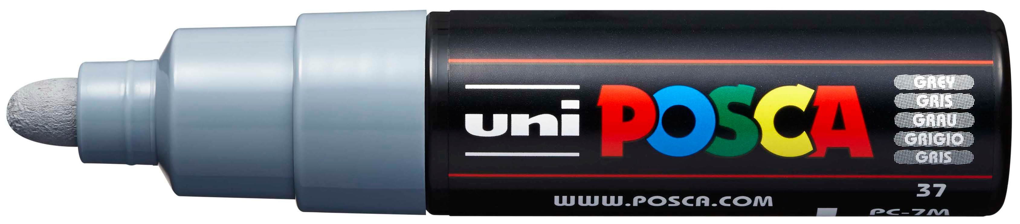 UNI-BALL Posca Marker 4.5-5.5mm PC-7M GREY gris