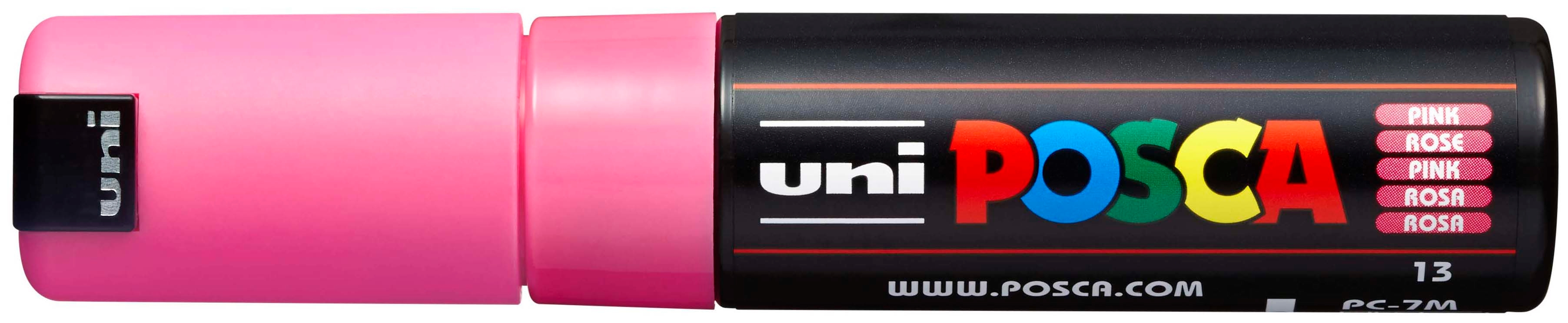 UNI-BALL Posca Marker 4.5-5.5mm PC7M rosa, Rundspitze<br>