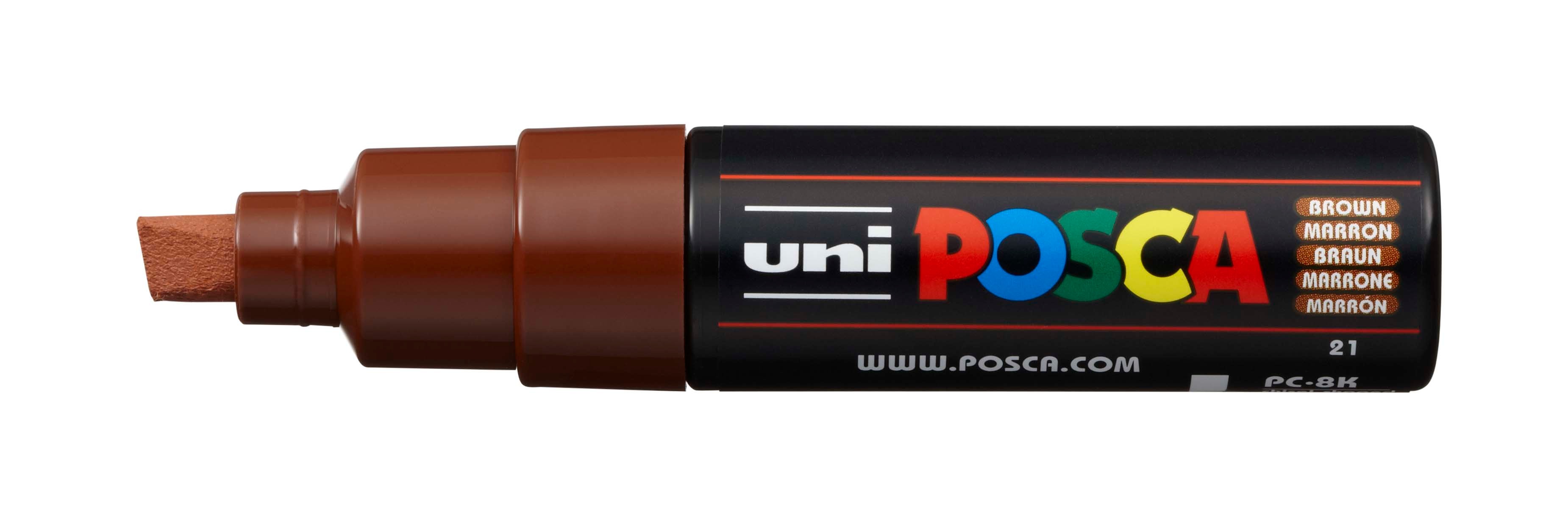 UNI-BALL Posca Marker 8mm PC-8K BROWN brun
