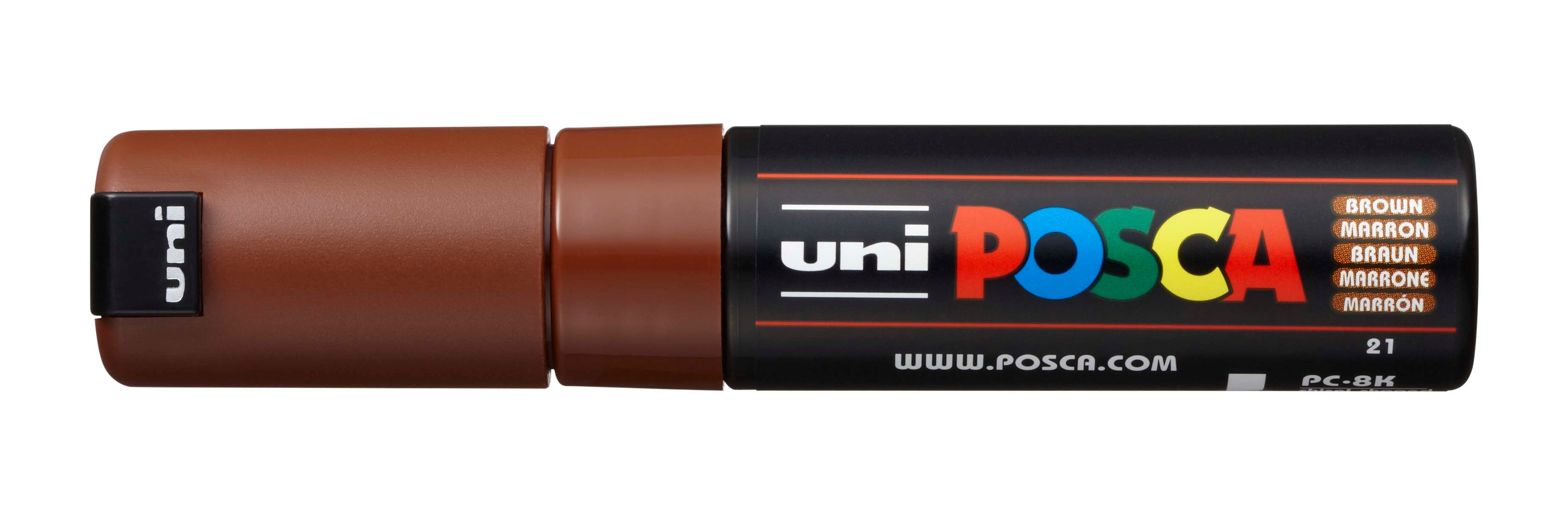 UNI-BALL Posca Marker 8mm PC-8K BROWN brun