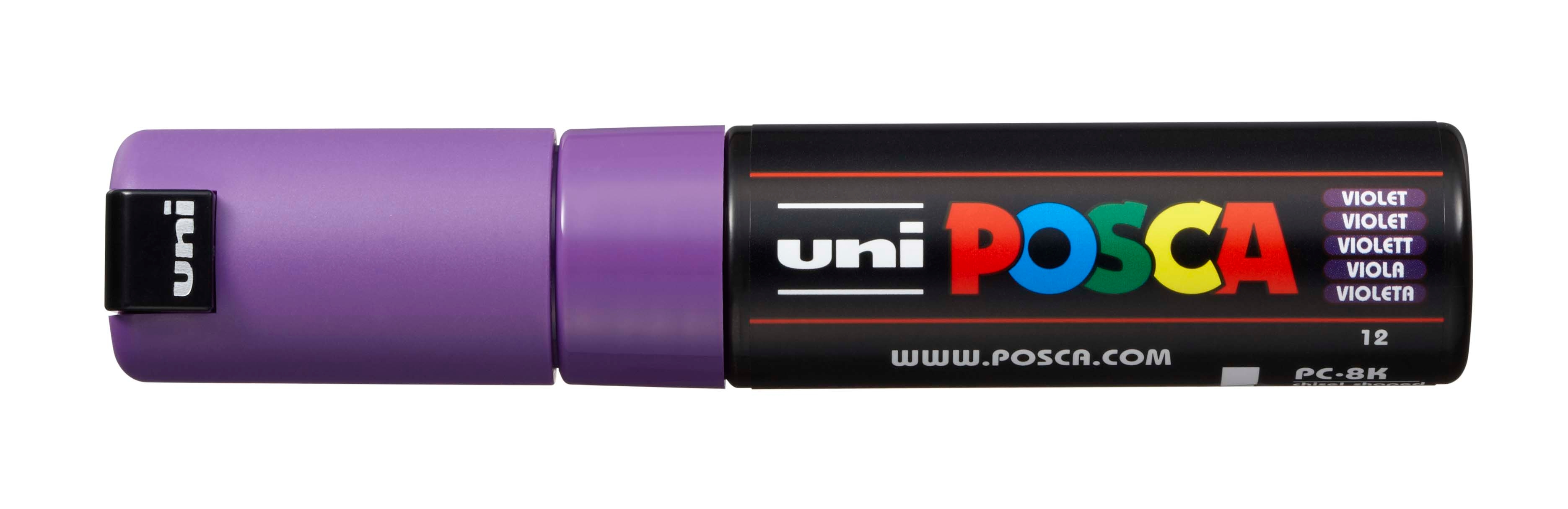 UNI-BALL Posca Marker 8mm PC-8K VIOLET violet violet