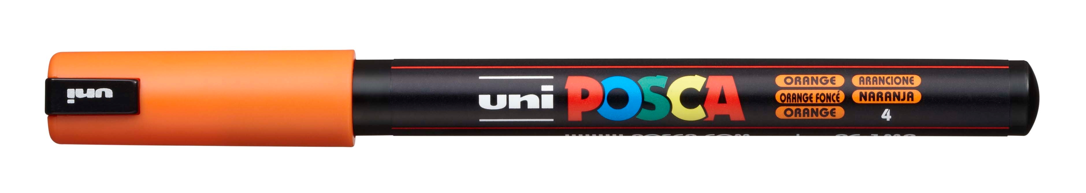 UNI-BALL Posca Fineliner 0,7mm PC1MR, orange<br>