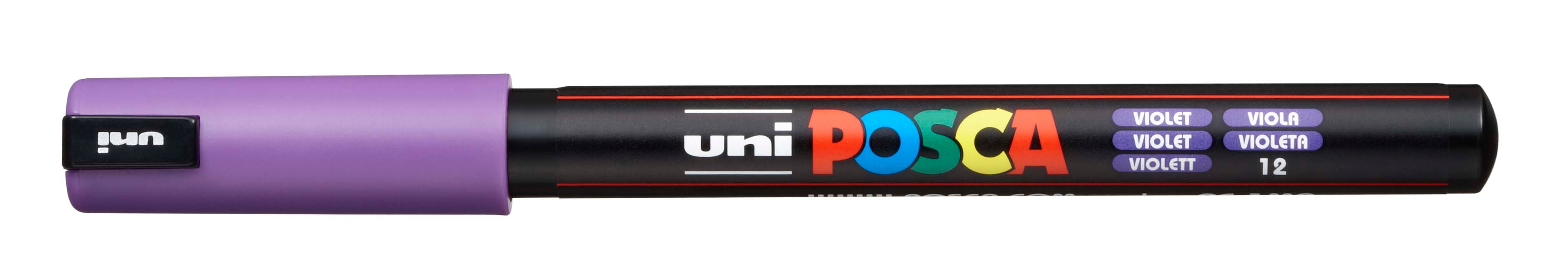 UNI-BALL Posca Fineliner 0,7mm PC1MR, violett <br>