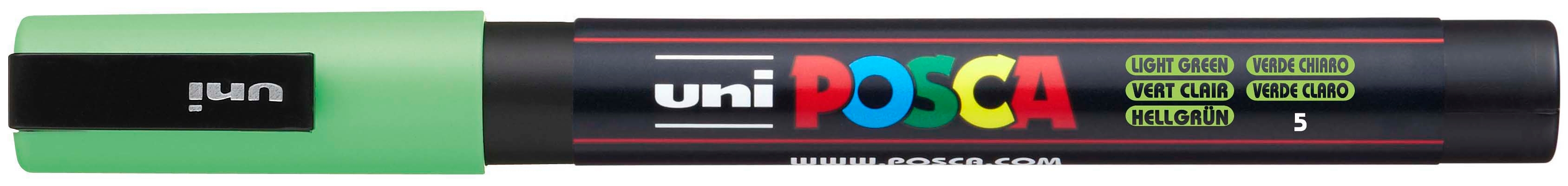UNI-BALL Posca Marker 0,9-1,3mm PC3M hellgrün, Rundspitze<br>
