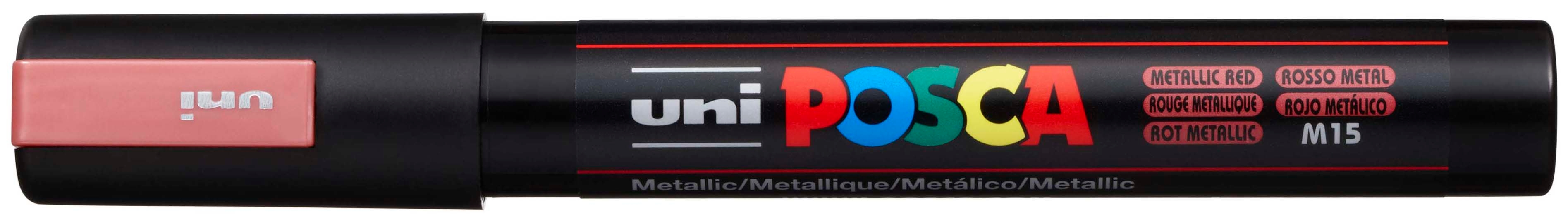 UNI-BALL Posca Marker 1.8-2.5mm PC5M MET. RE MET rouge
