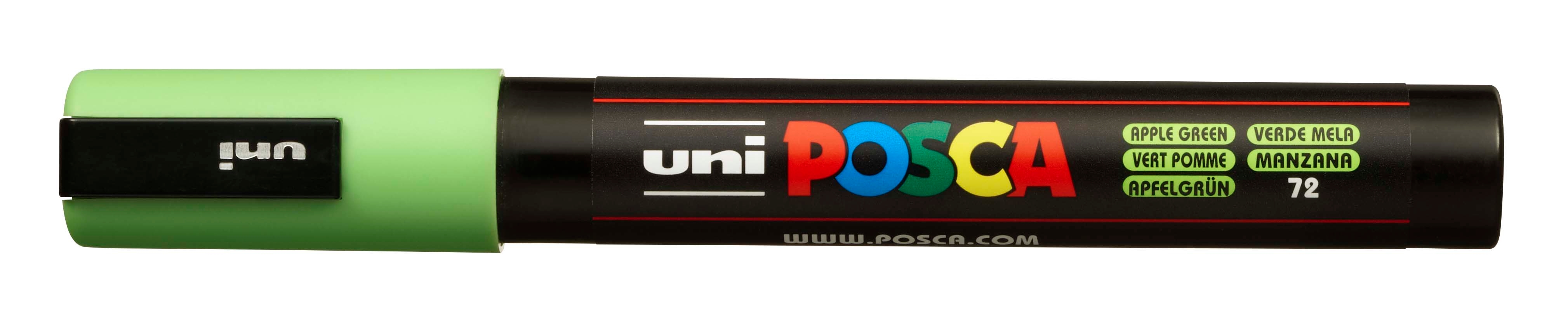 UNI-BALL Posca Marker 1.8- 2.5mm PC5M apfelgrün, Rundspitze<br>