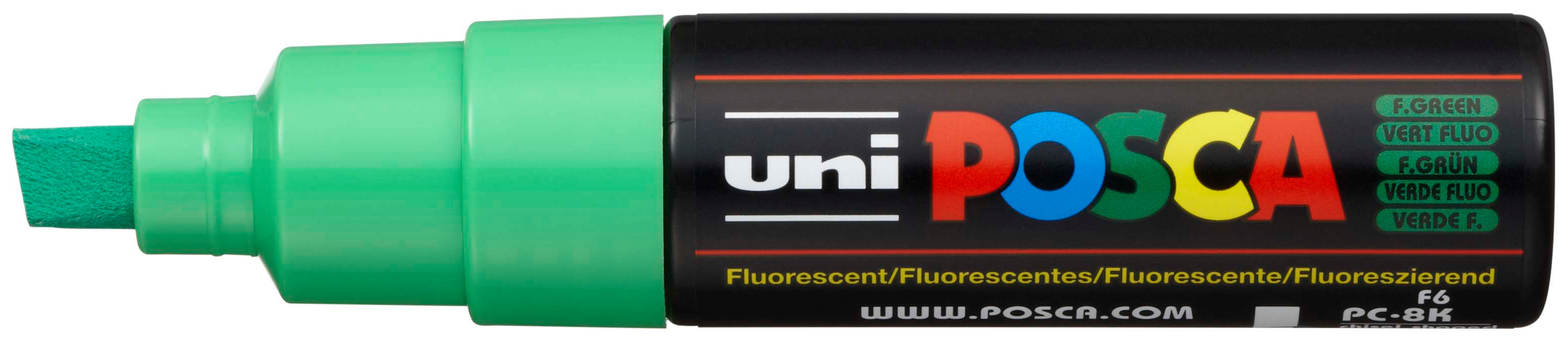 UNI-BALL Posca Marker 8mm PC8K F.GREEN fluo vert