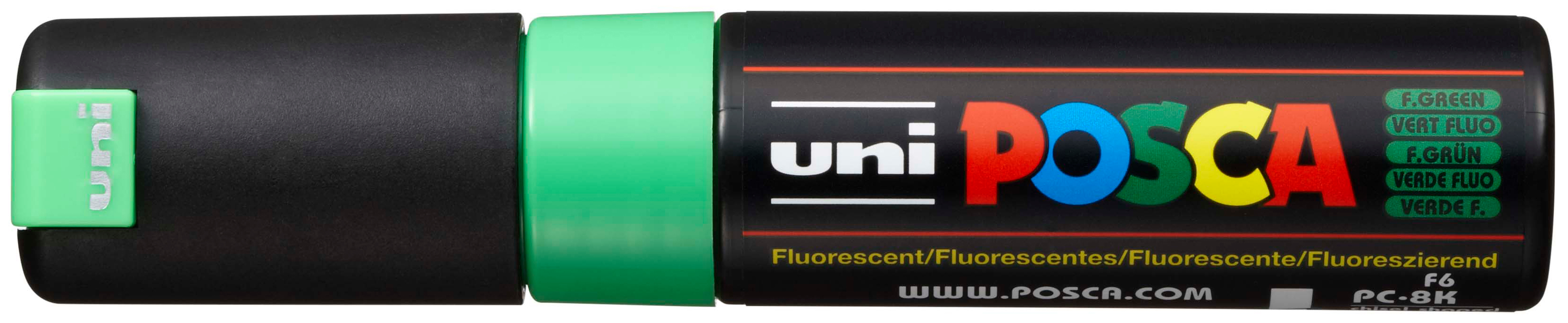 UNI-BALL Posca Marker 8mm PC8K F.GREEN fluo vert