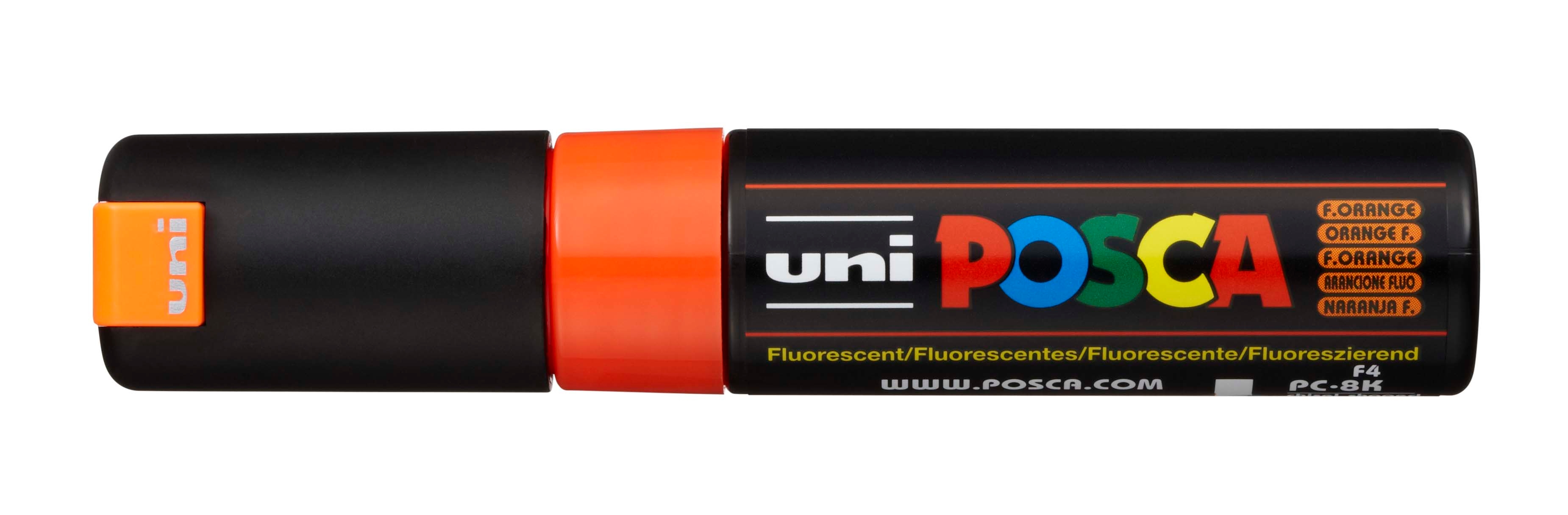 UNI-BALL Posca Marker 8mm PC8K F.ORANG fluo orange