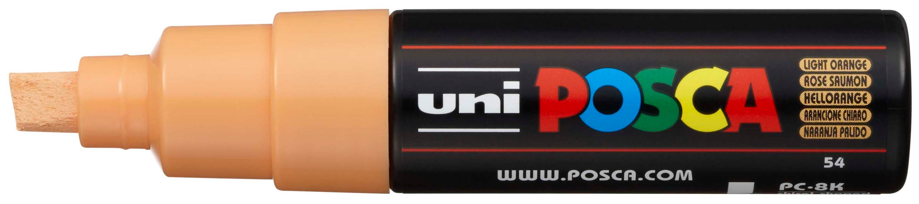 UNI-BALL Posca Marker 8mm PC8KF.L.ORAN fluo orange