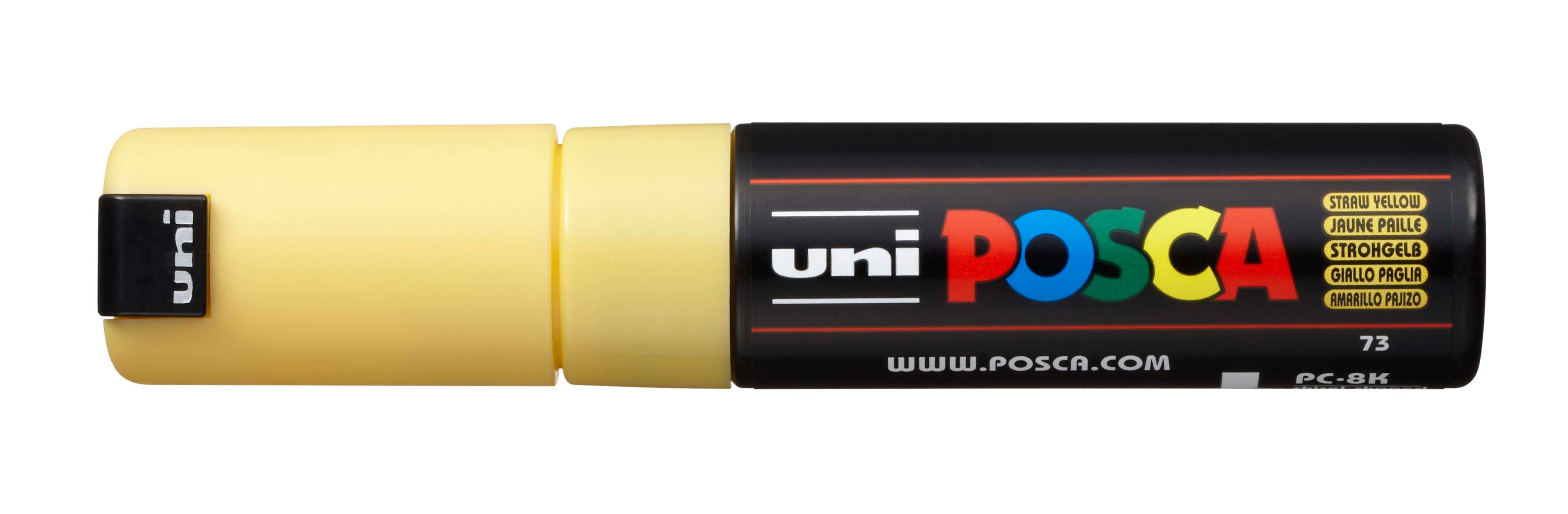 UNI-BALL Posca Marker 8mm PC8KSTRAWYEL jaune paille jaune paille