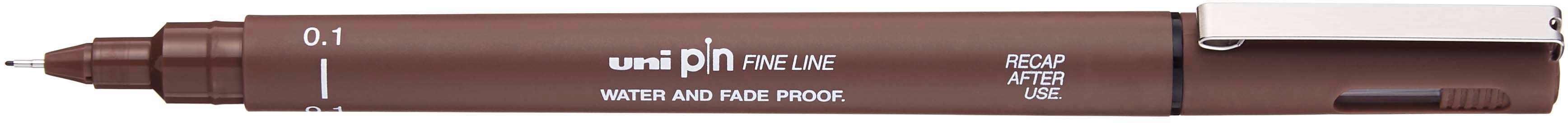 UNI-BALL Fineliner Pin 0.1mm PIN01-200(S) Sepia sepia
