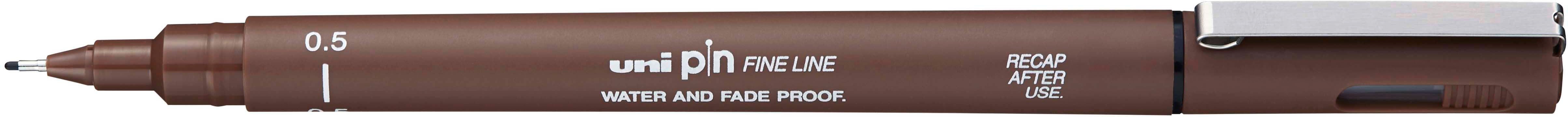 UNI-BALL Fineliner Pin 0.5mm PIN05-200(S) Sepia sepia sepia