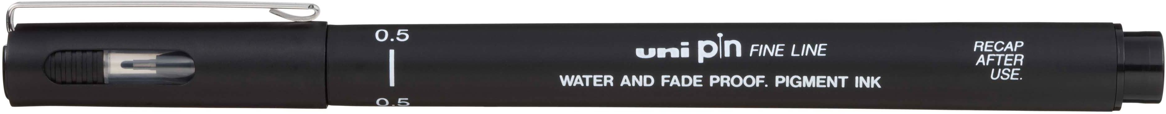 UNI-BALL Fineliner Pin 0,5mm PIN05200(S)B noir noir