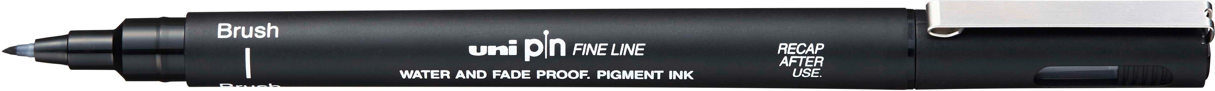 UNI-BALL Fineliner Pin brush PINBR-200(S) Black schwarz