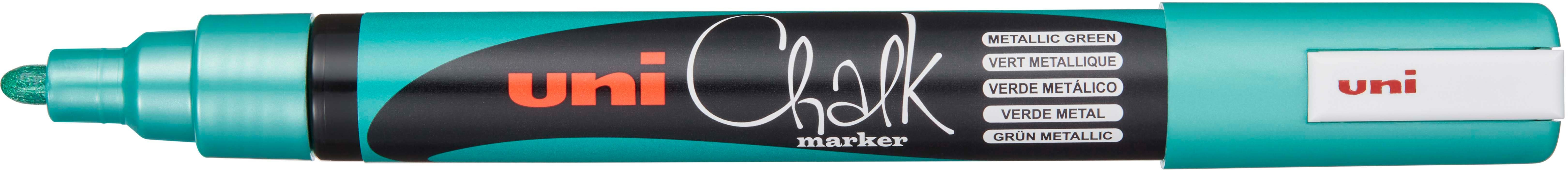 UNI-BALL Chalk Marker 1.8-2.5mm PWE-5M METALLIC GREEN Metallic vert