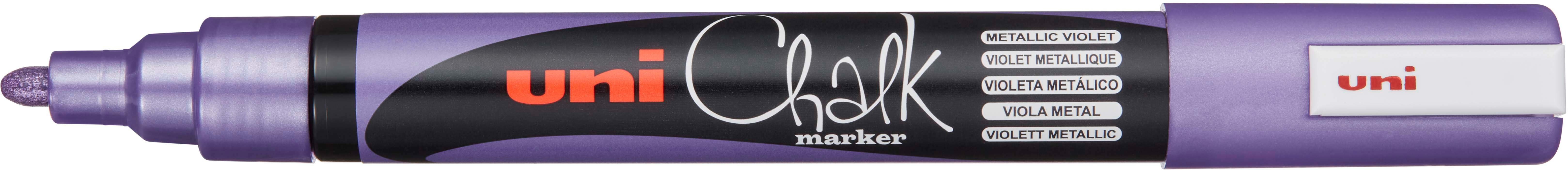 UNI-BALL Chalk Marker 1.8-2.5mm PWE-5M METALLIC VIOLET Metallic violet