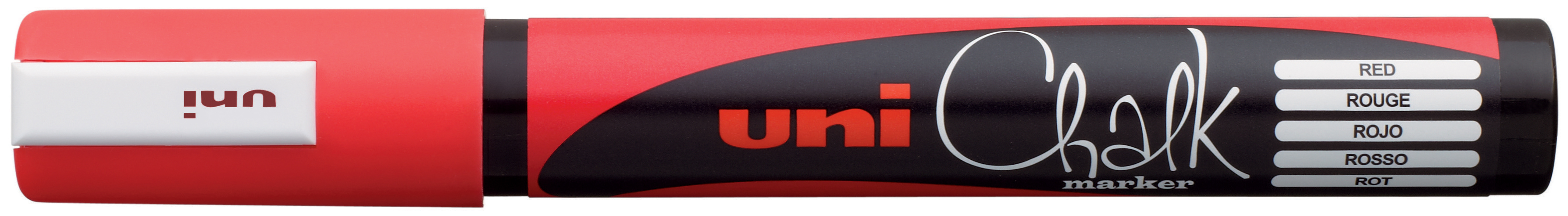 UNI-BALL Chalk Marker 1,8-2,5mm PWE-5M RED rouge
