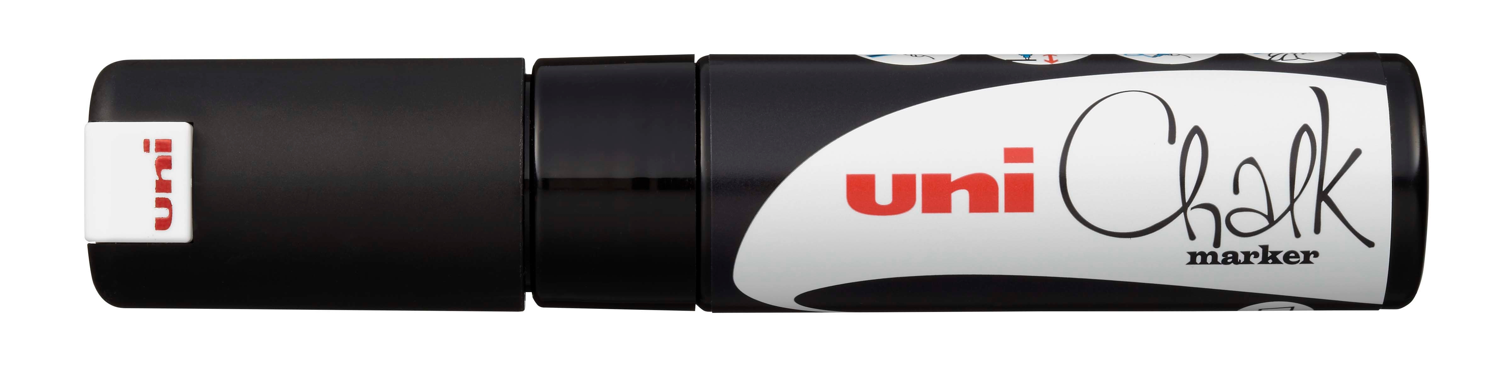 UNI-BALL Posca Marker 8mm PWE-8K BLACK noir noir