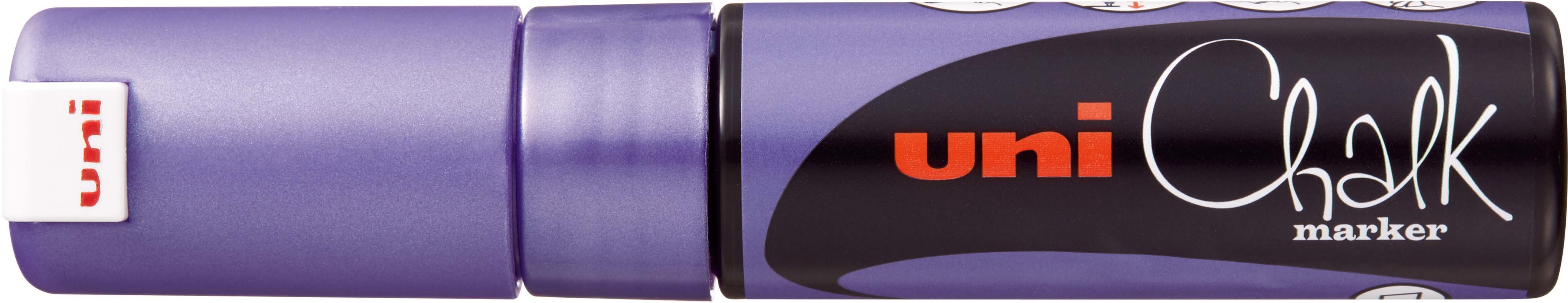 UNI-BALL Chalk Marker 8mm PWE-8K METALLIC VIOLET Metallic violet