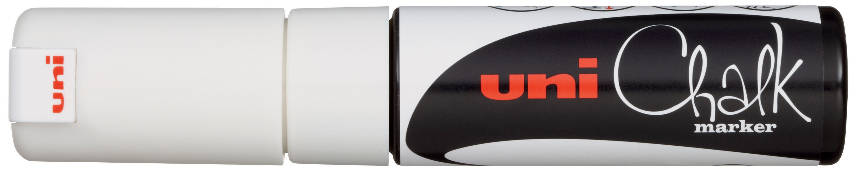UNI-BALL Chalk Marker 8mm PWE-8K WHITE blanc blanc