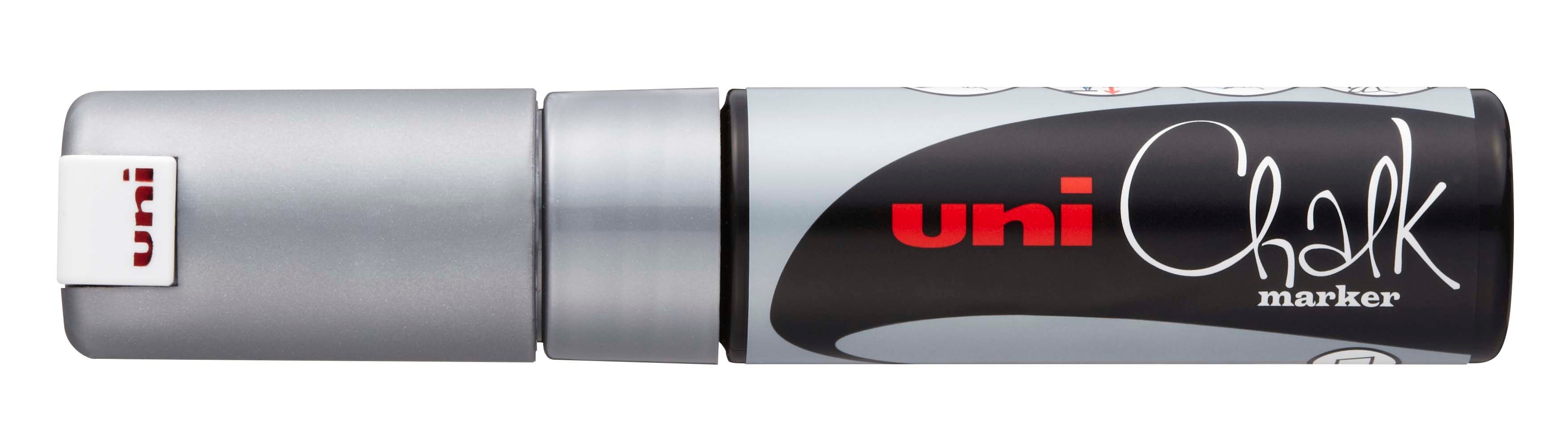 UNI-BALL Posca Marker 8mm PWE8K SILVER argent