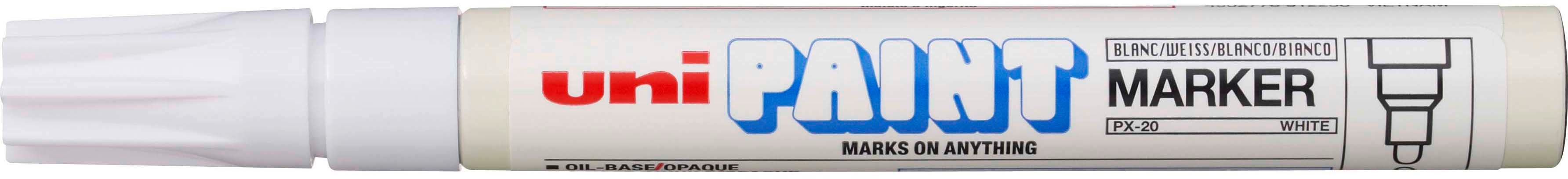 UNI-BALL Paint Marker 2.2-2.8mm PX-20(L) white blanc