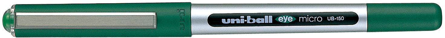 UNI-BALL Gel Roller Eye-Micro 0.5mm UB-150 GREEN vert