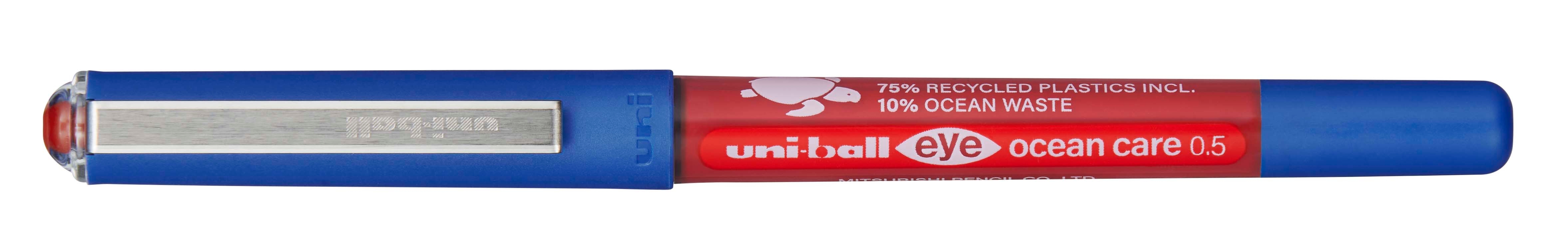 UNI-BALL Rollerball ocean care 0.5mm UB-150ROP RE rouge rouge