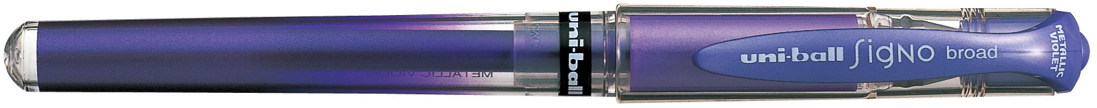 UNI-BALL Signo Broad 1mm UM-153MET violet-métalic
