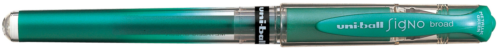 UNI-BALL Signo Broad 1mm UM153MET.GRE vert-métalic vert-métalic