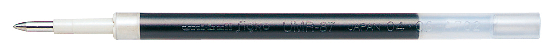 UNI-BALL Cartouche 0.7mm UMR-87.2 BLACK noir, 2 pcs.