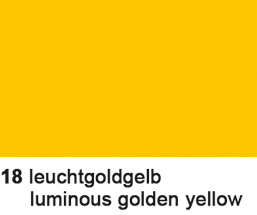 URSUS Plakatkarton 68x96cm 1001518 380g, leuchtgoldgelb