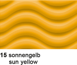 URSUS Carton ondulé 50x70cm 10142215 260g, jaune soleil